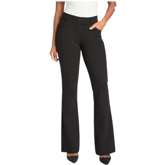 Betabrand Pants - Betabrand Dress Pant Yoga Pant Bootcut Black Size Medium NWT